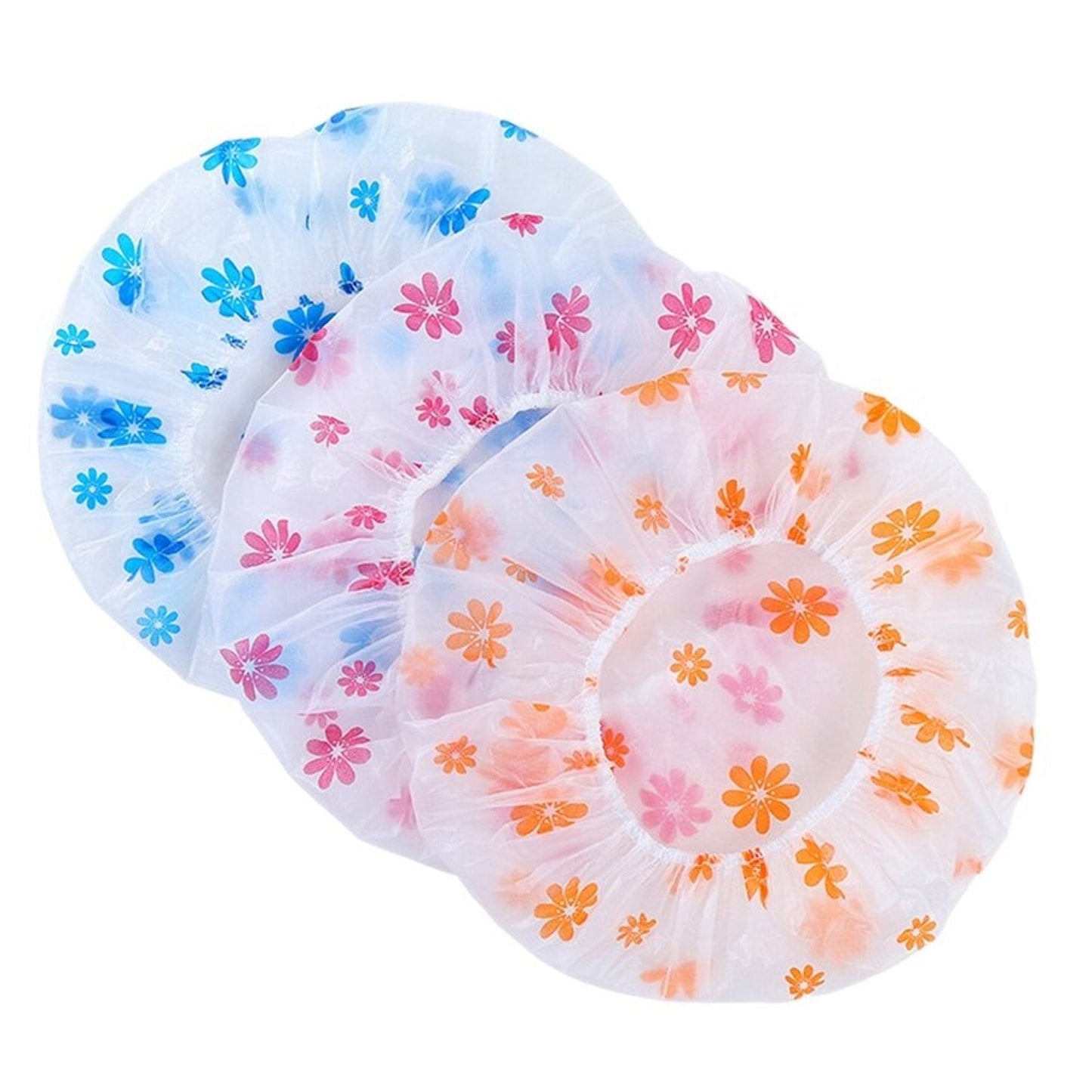 Reusable waterproof shower cap for women, stylish design