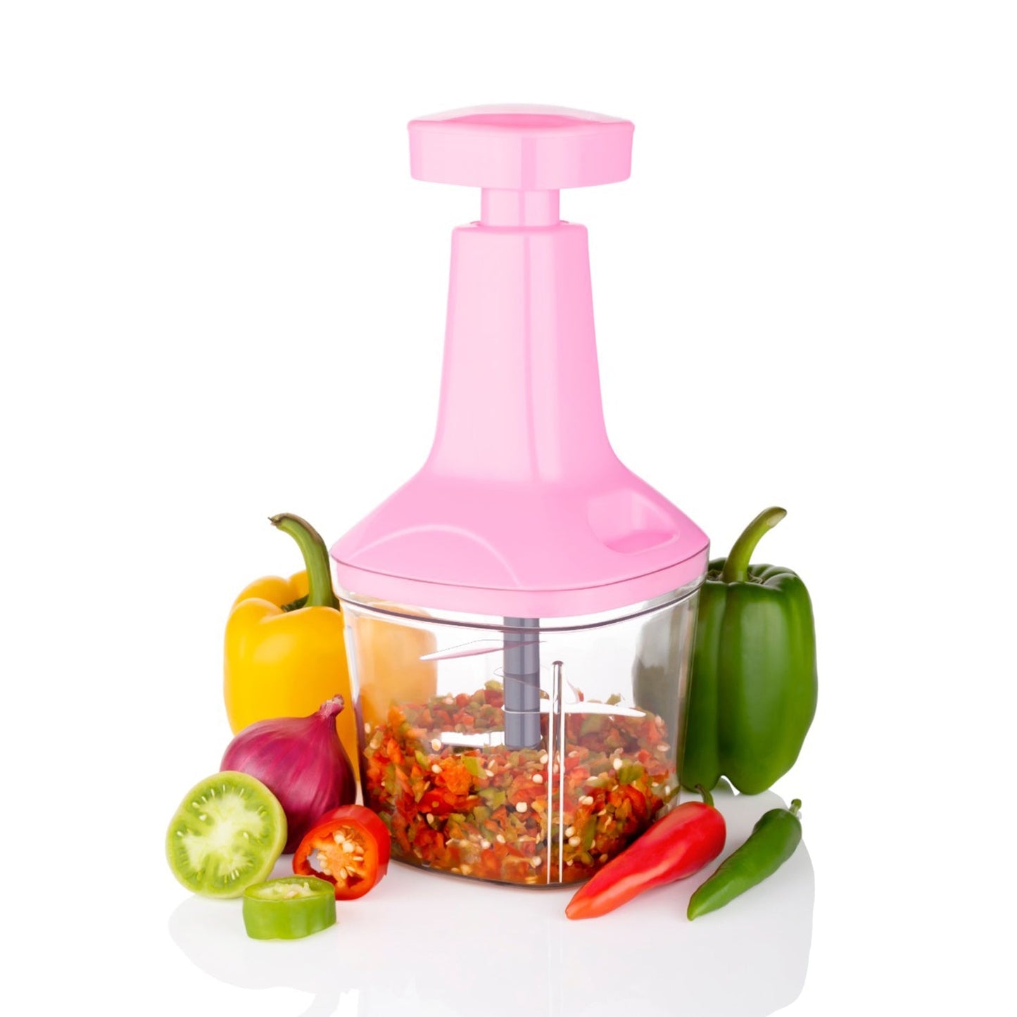 Push N Chop 1100 ML with assembled parts, ready for chopping