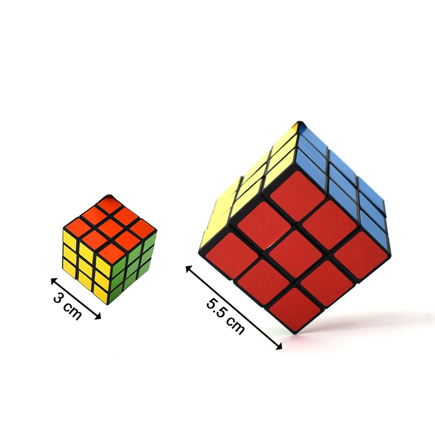 Small plastic cube puzzles, multicolored, fun for all ages